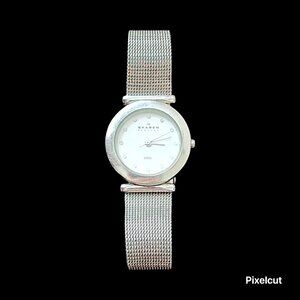 SKAGEN Women's Classic Stainless Steel Mesh Band Watch